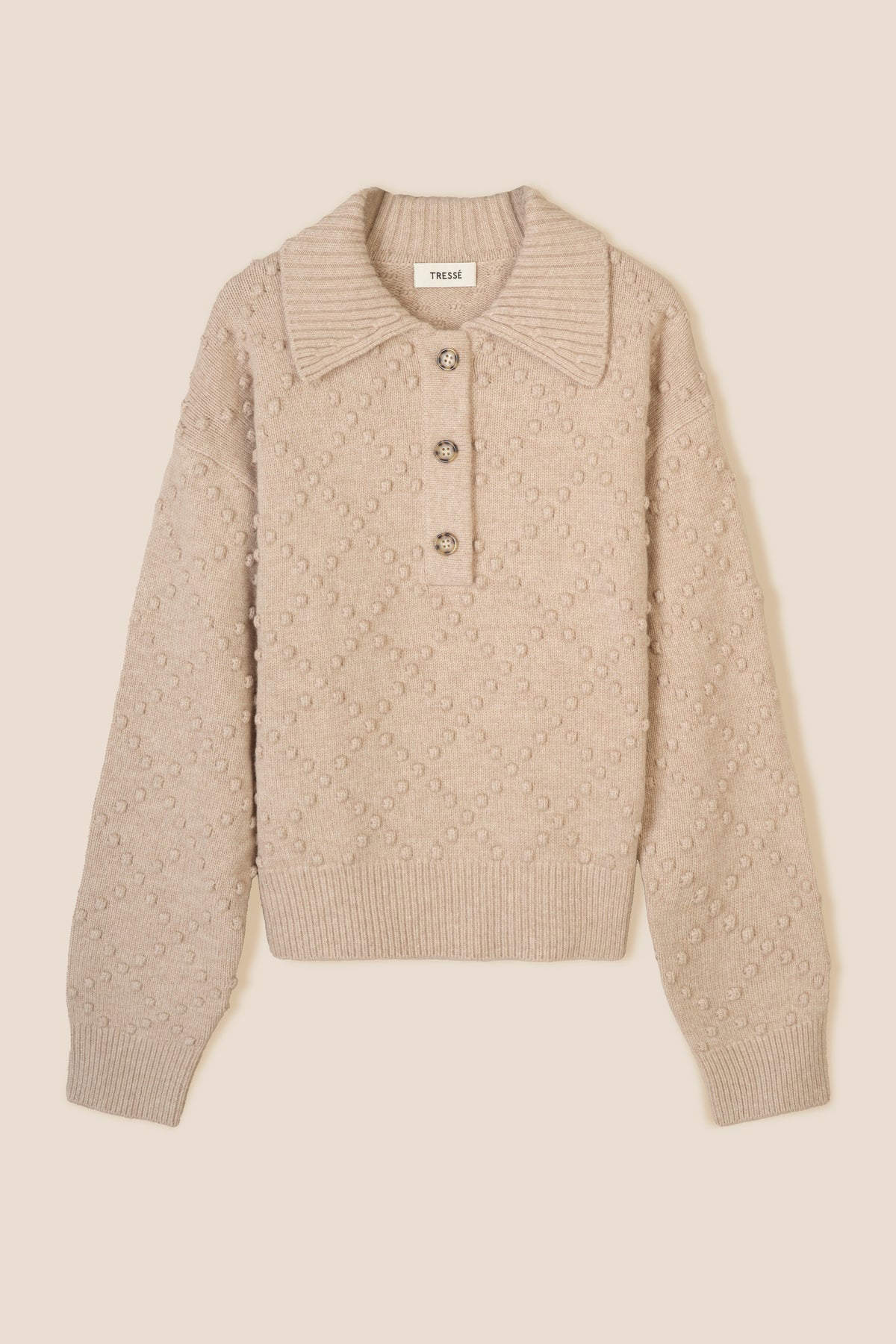 Textured wool sweater