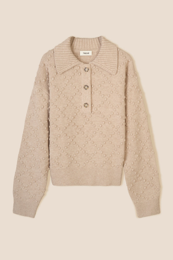 Textured wool sweater