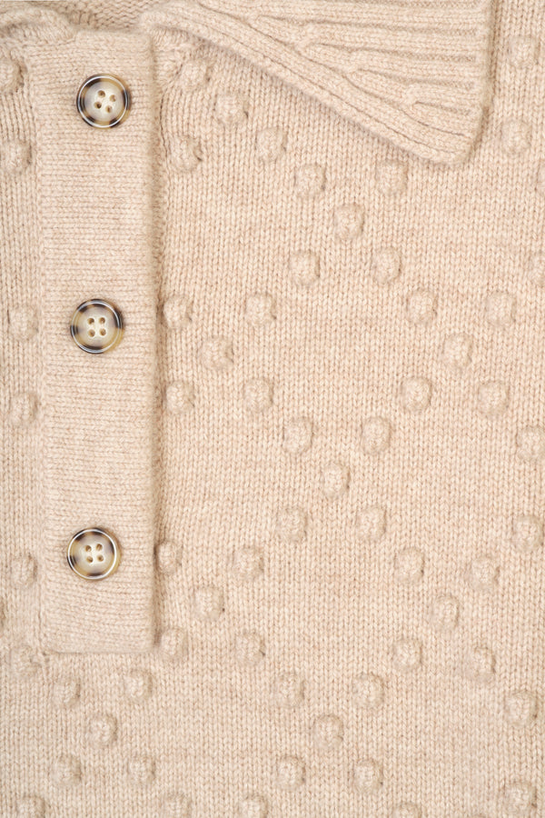 Textured wool sweater