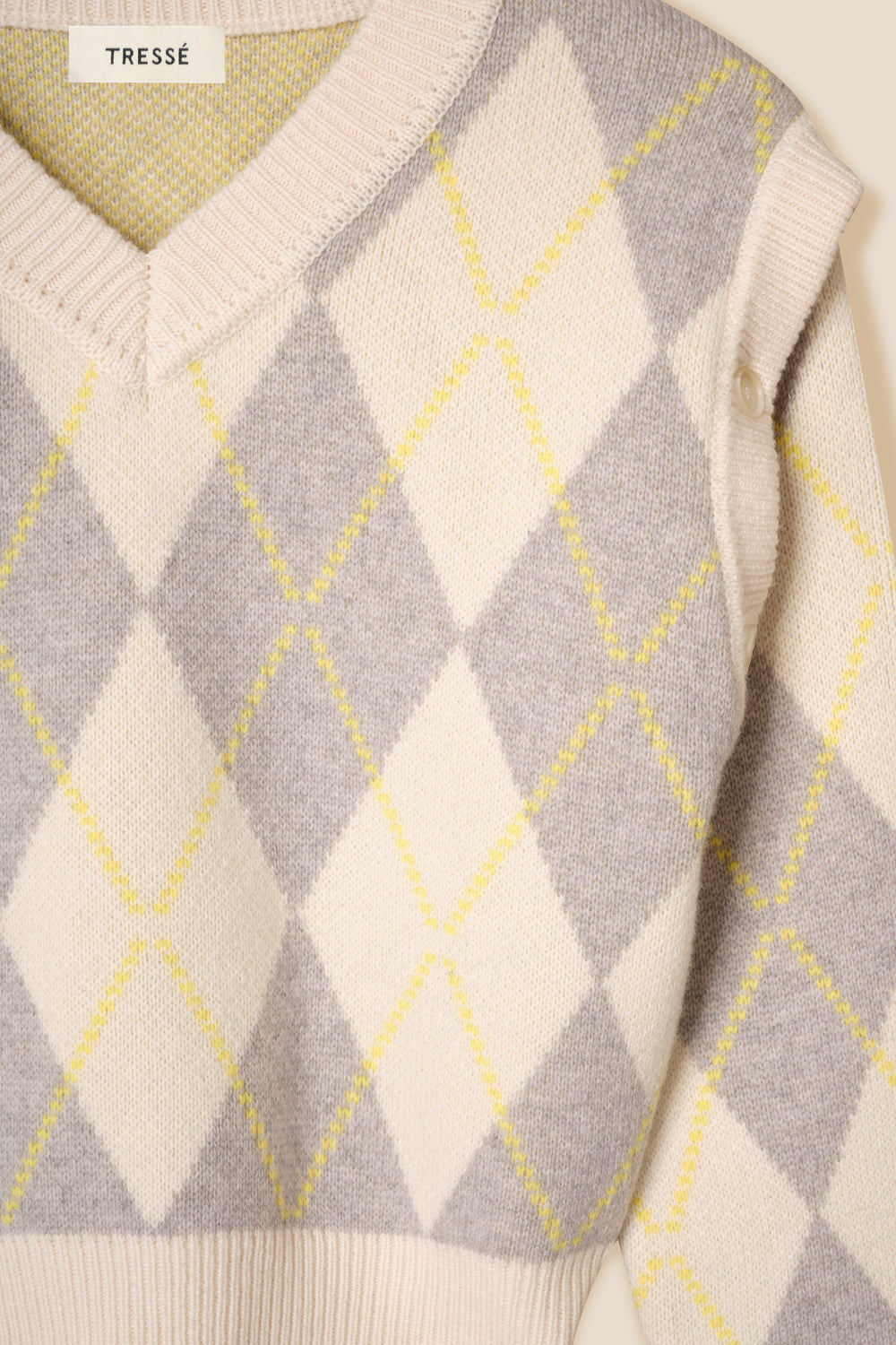 Wool jacquard sweater