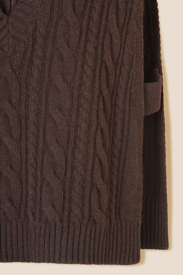 Sleeveless sweater