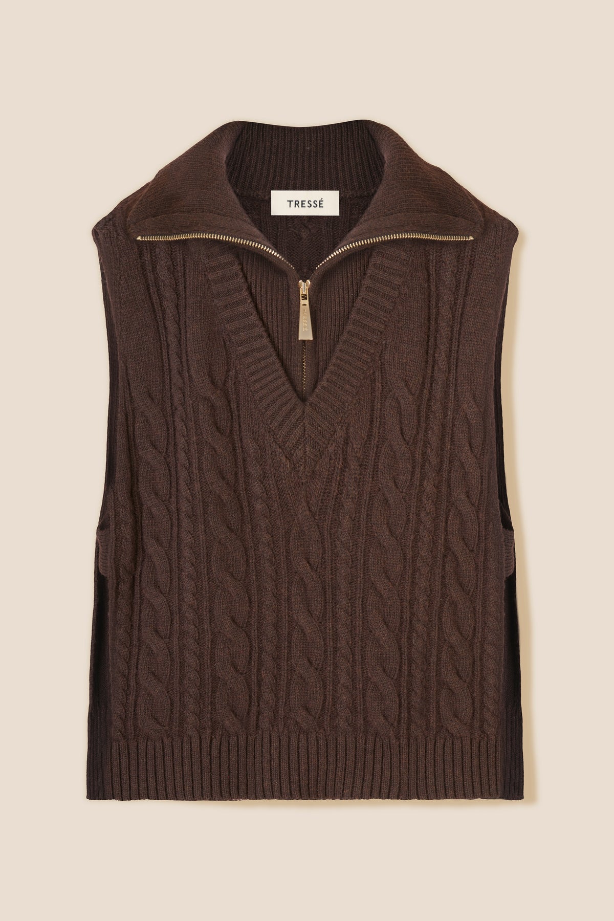 Ärmelloser Pullover