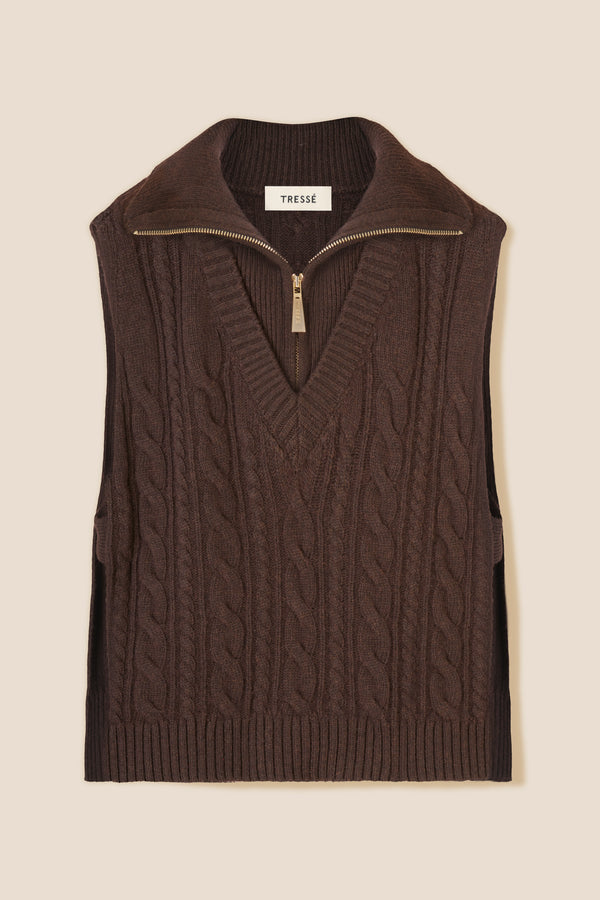 Sleeveless sweater