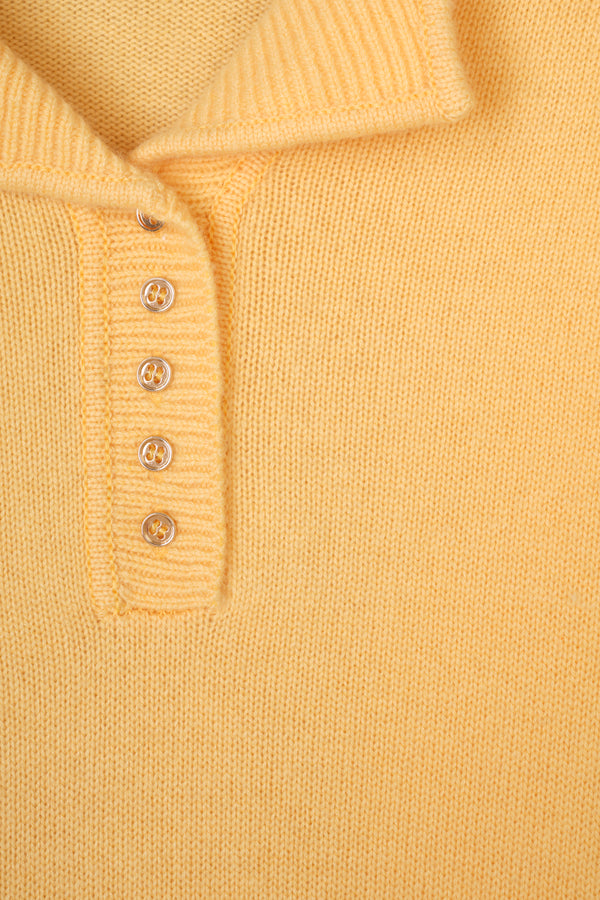 Flat neck sweater