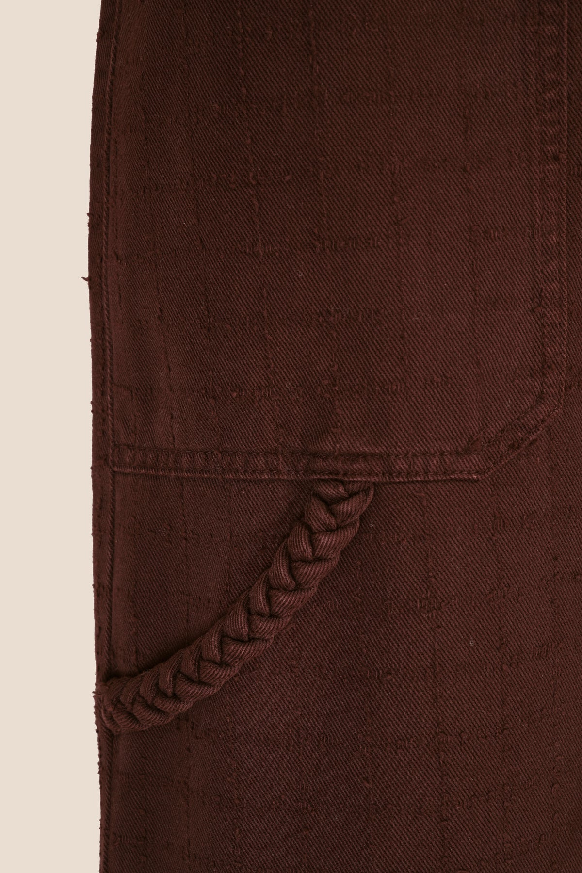 Textured denim