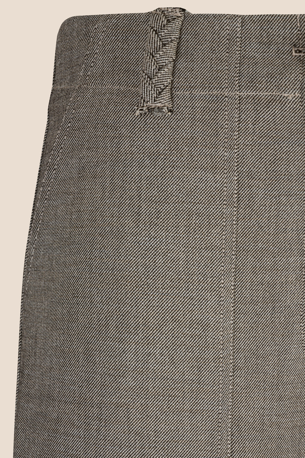 Tailored trousers with patch pockets