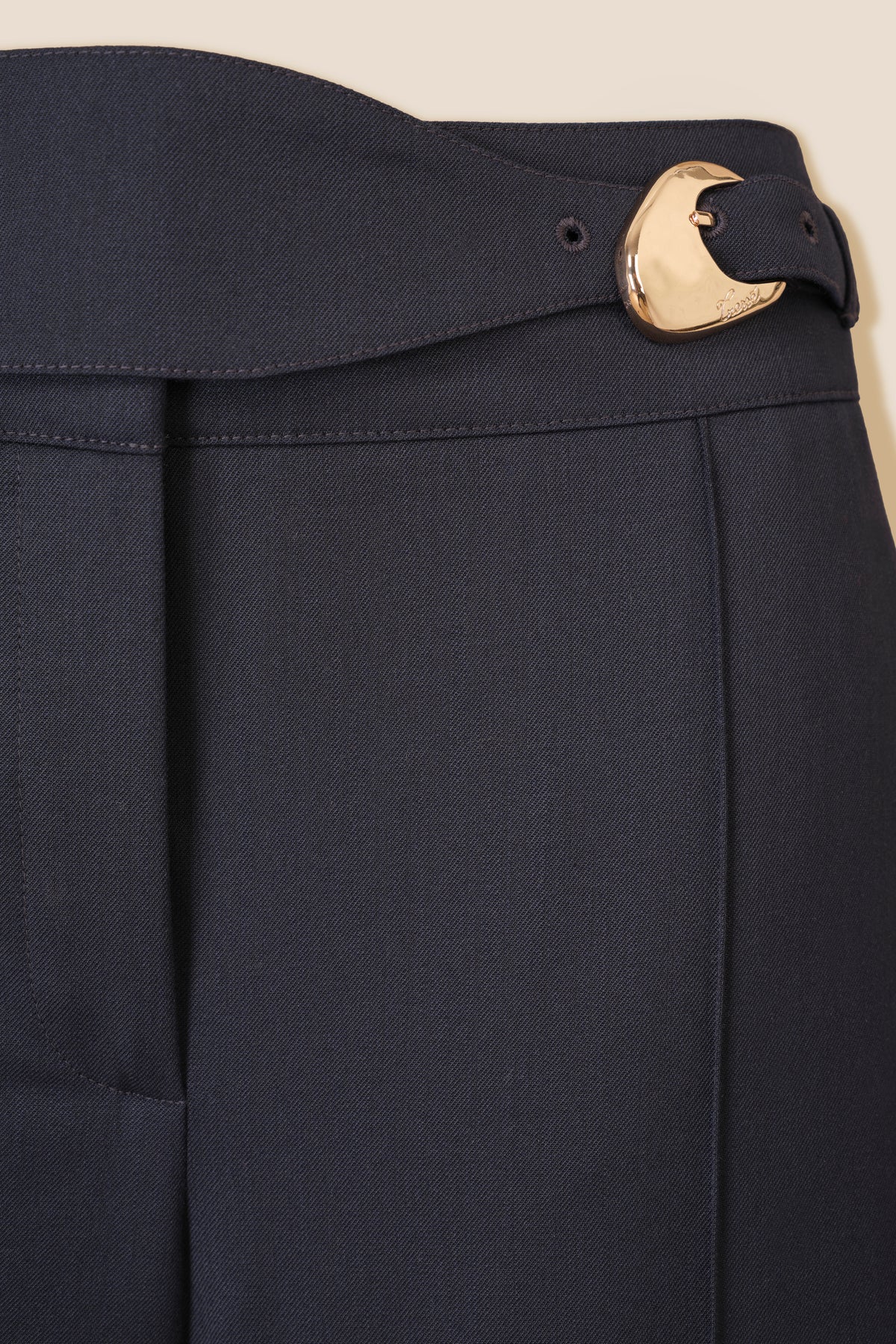 Tailored buckle trousers