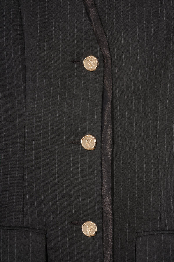 Pinstriped dress