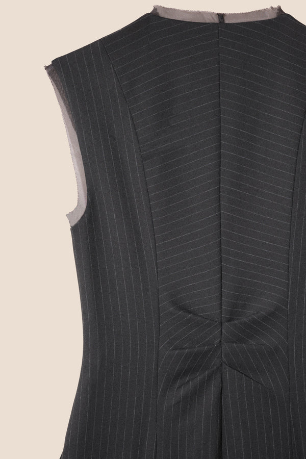 Pinstriped dress