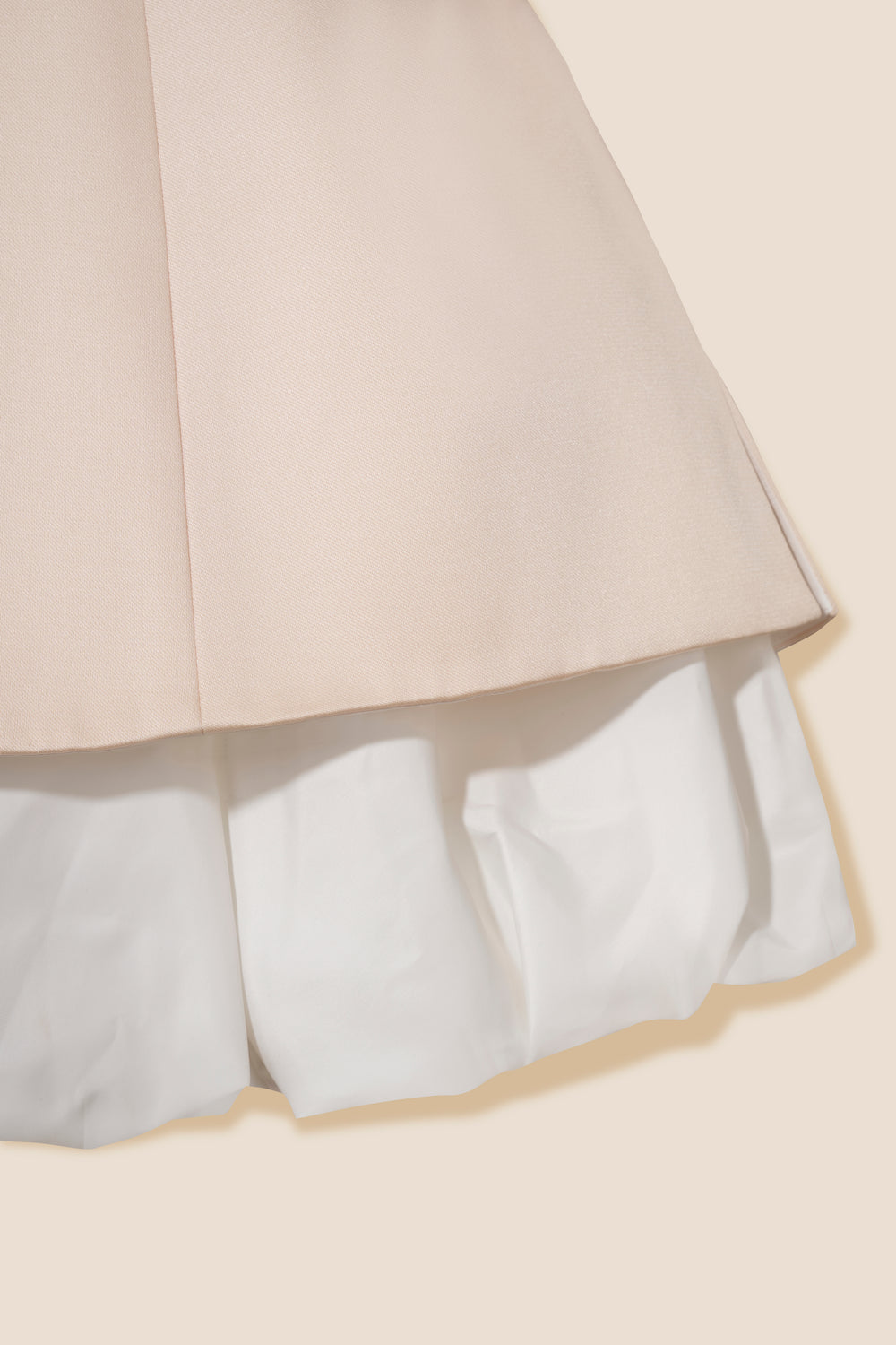 Satin strapless dress