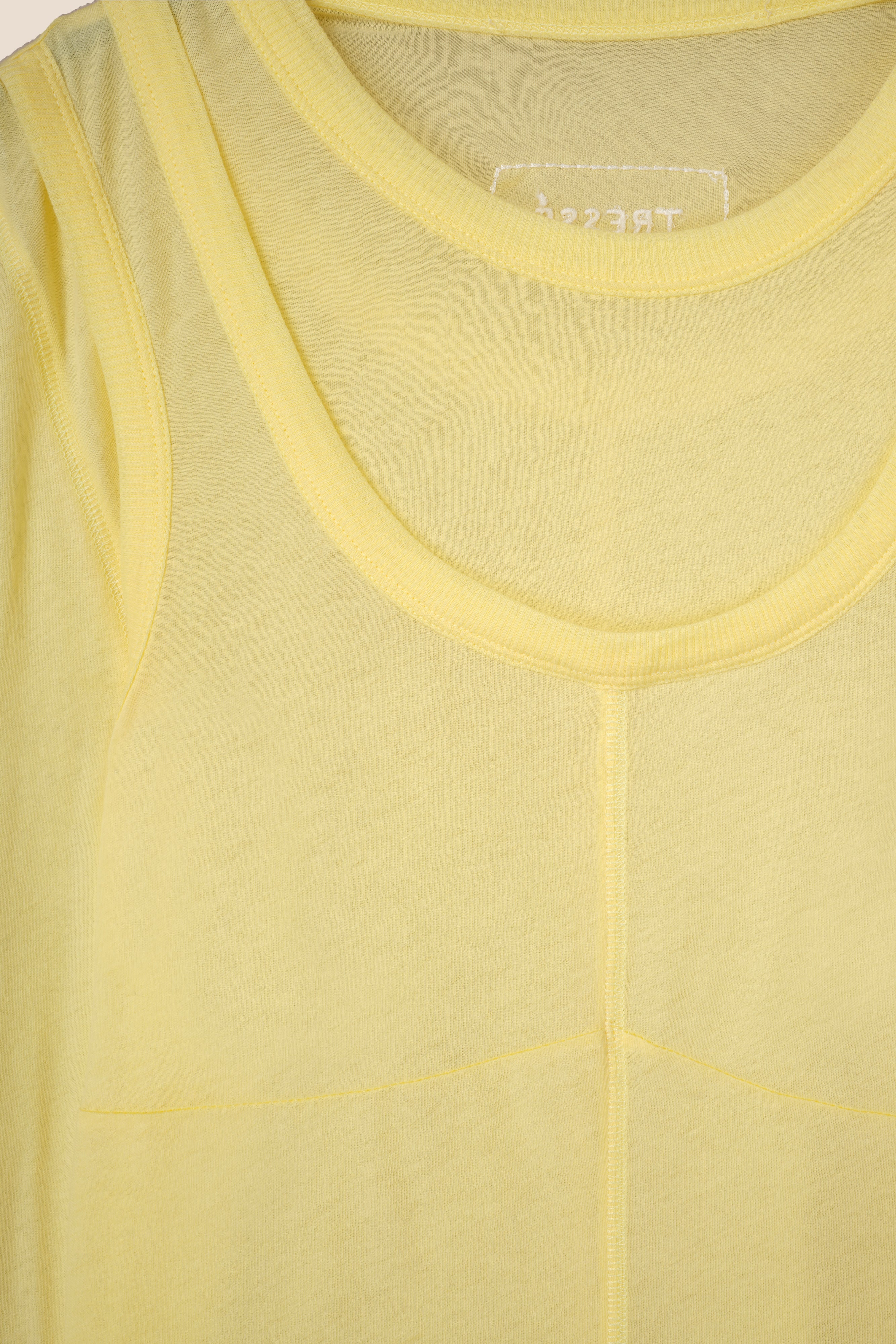 Sheer jersey t-shirt