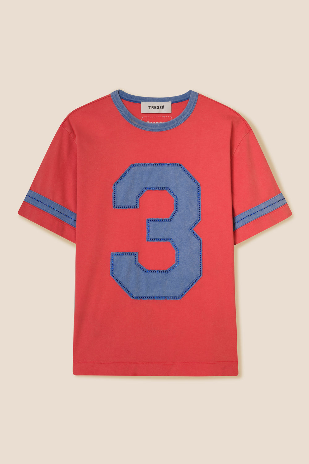T-shirt with yoke