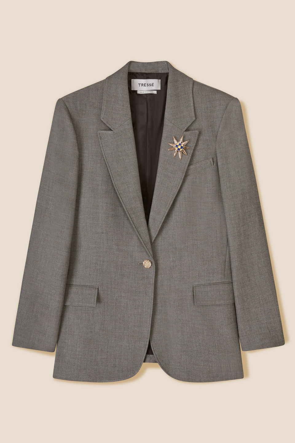 Veste tailleur à broche