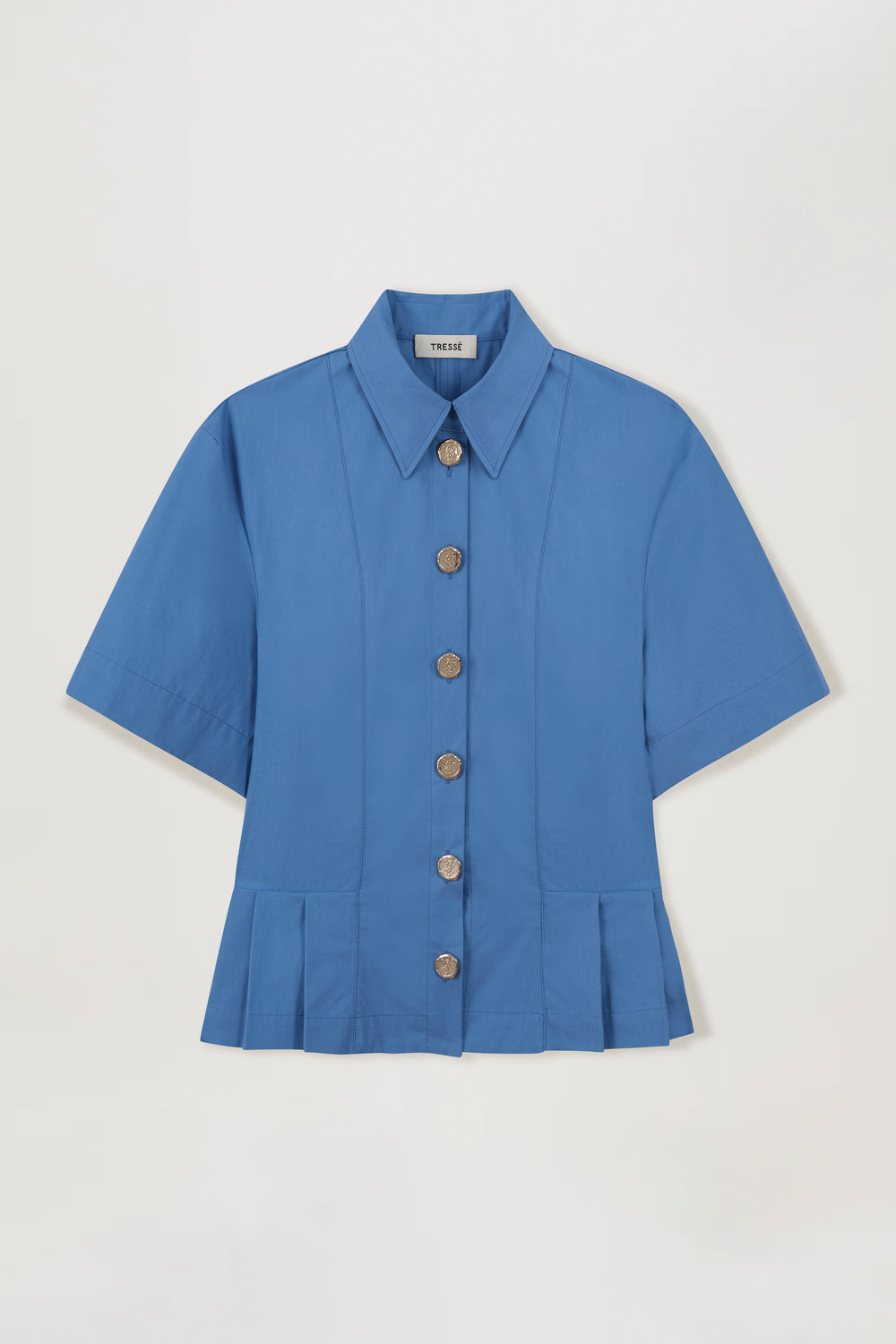 Chemise courte à dos nu