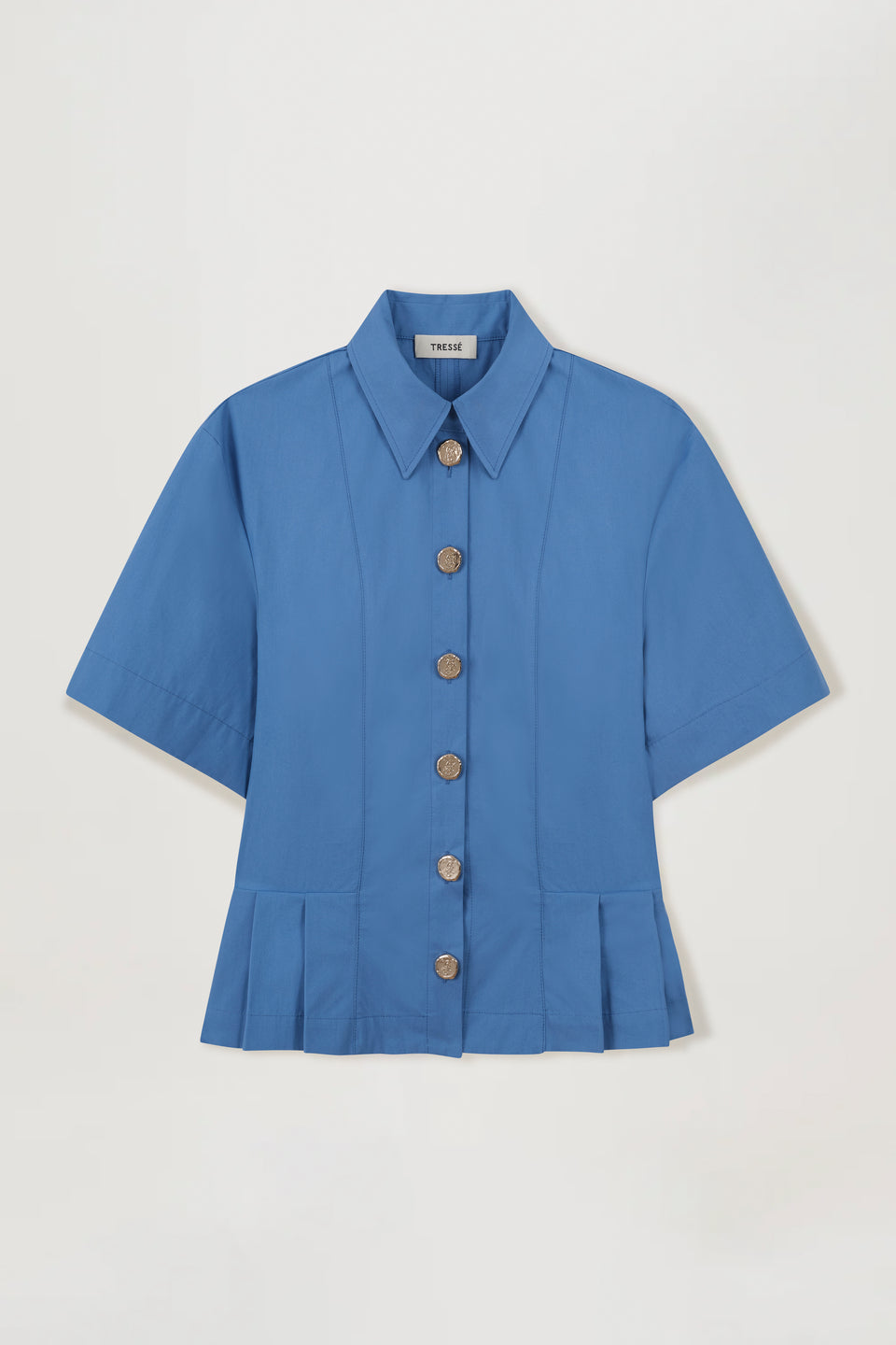 Chemise courte à dos nu