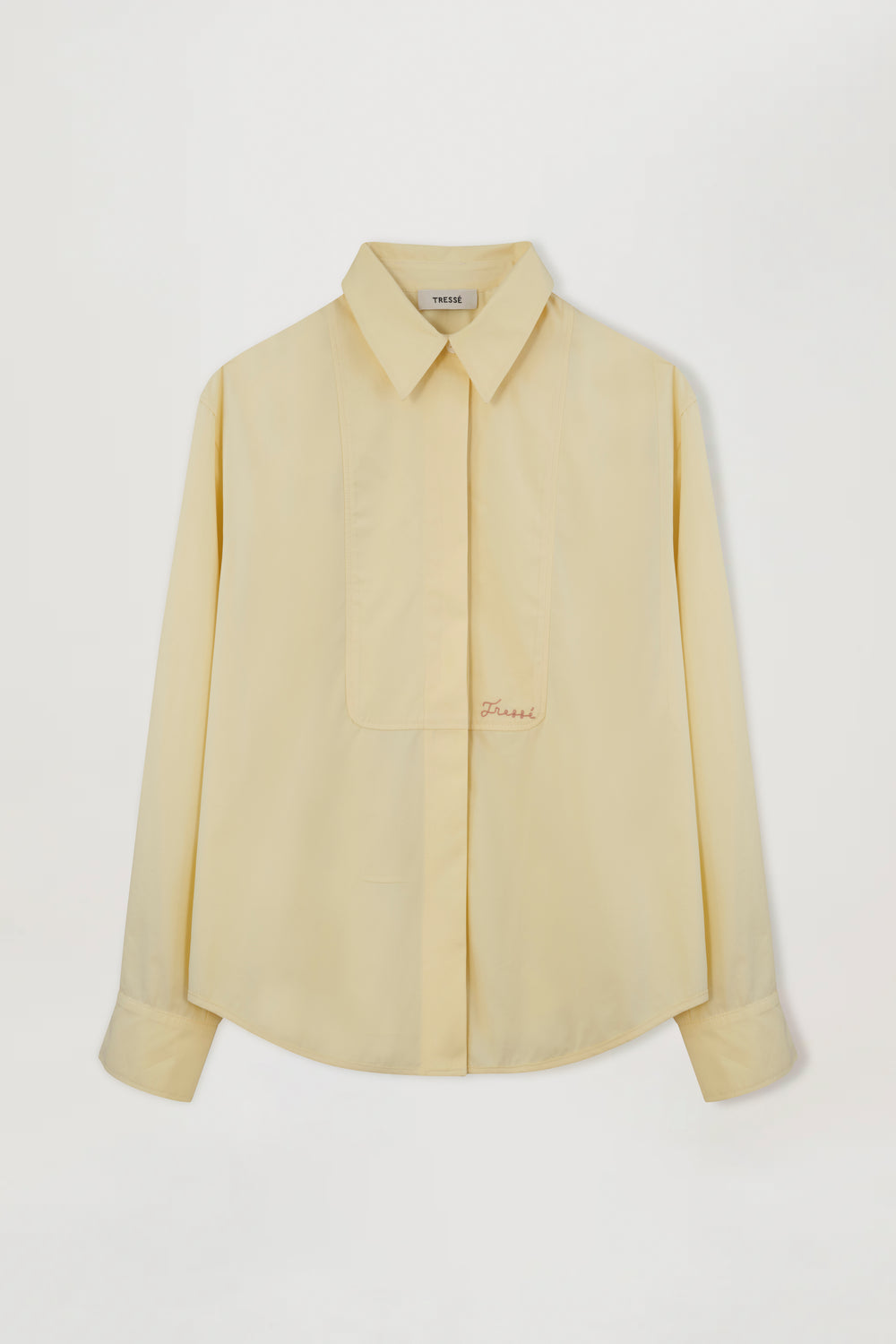 Chemise droite à plastron