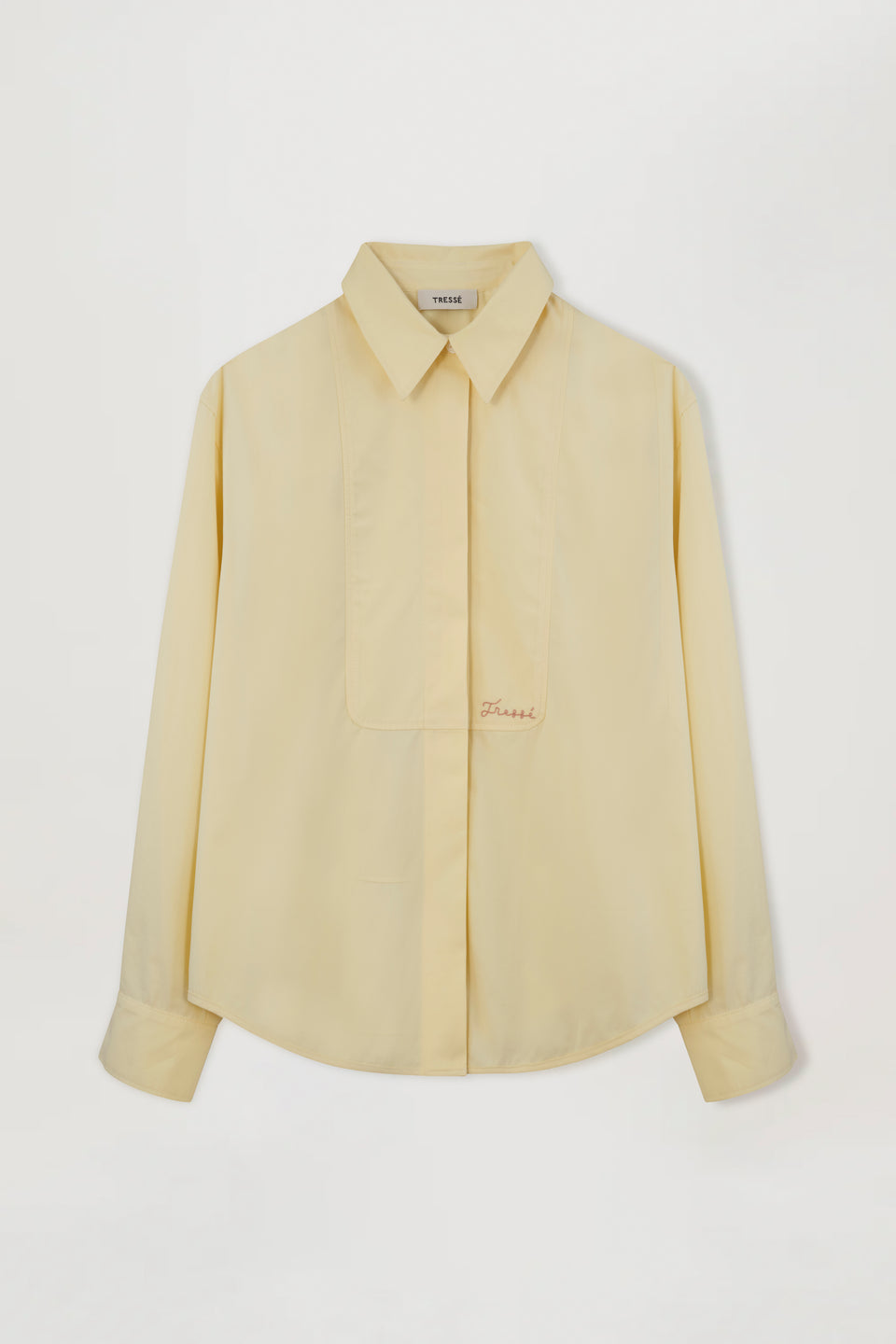Chemise droite à plastron