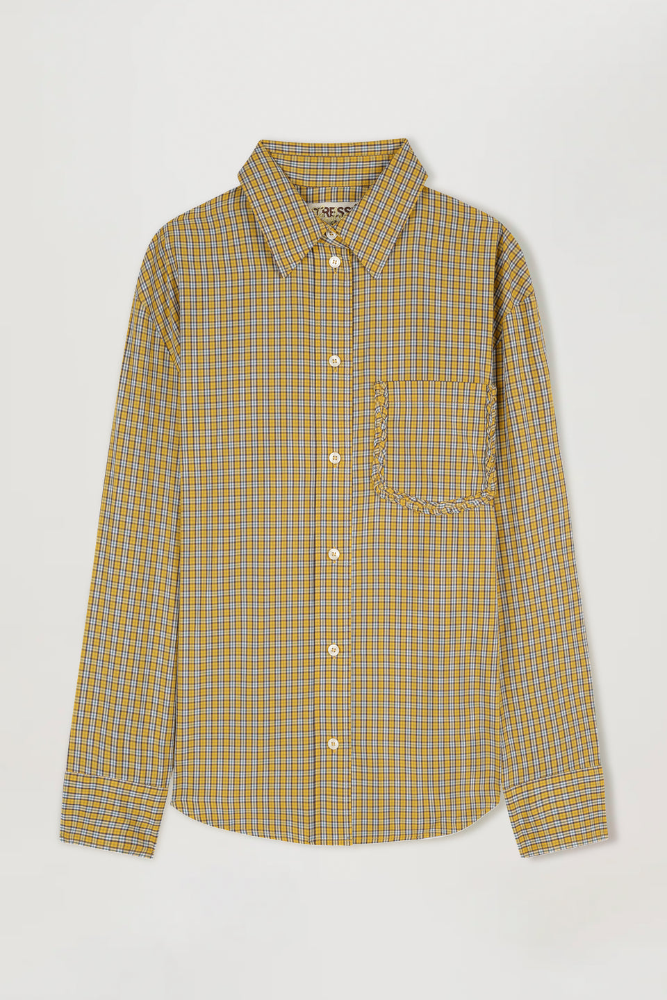Chemise à carreaux dos nu