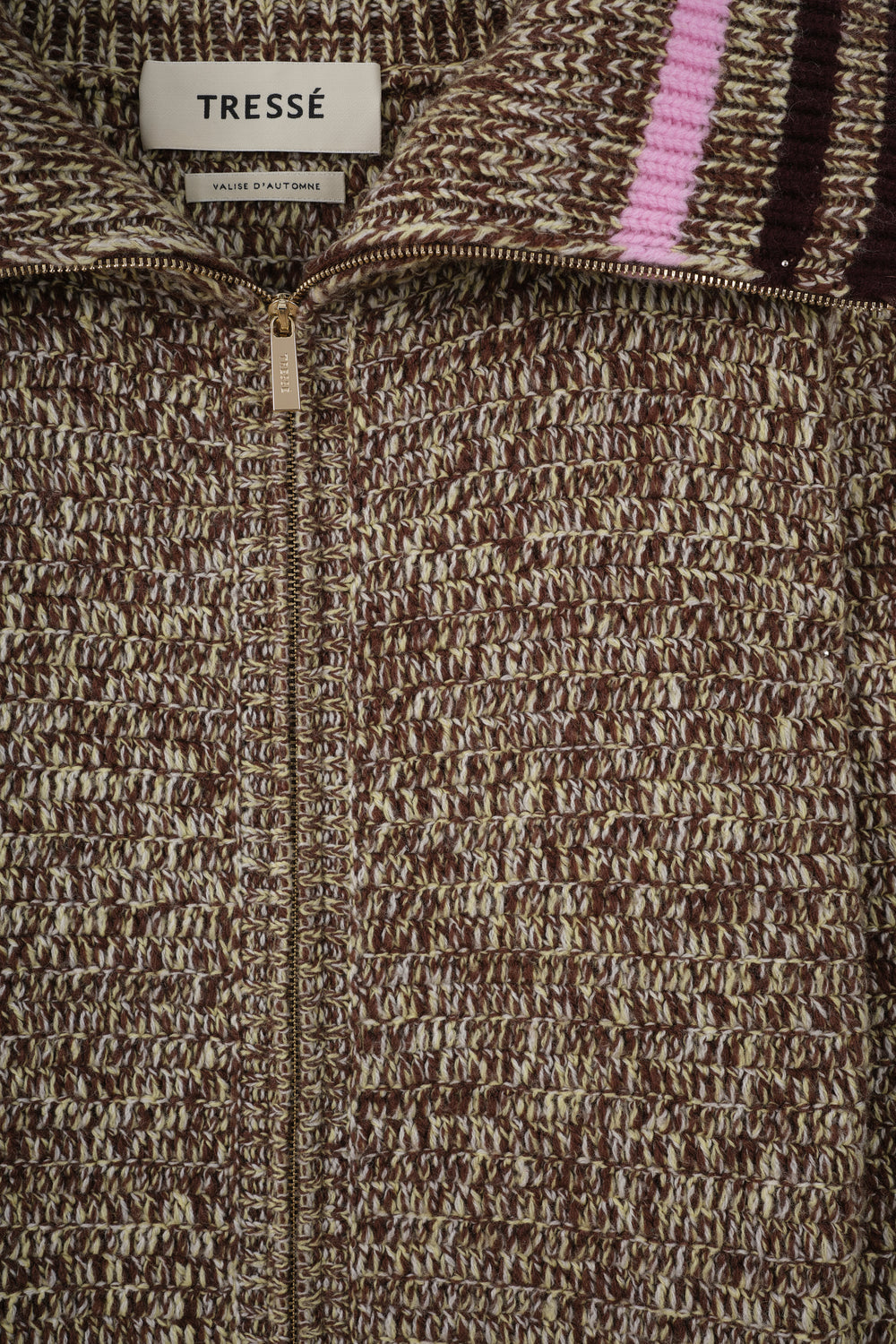 Cardigan en maille à col large