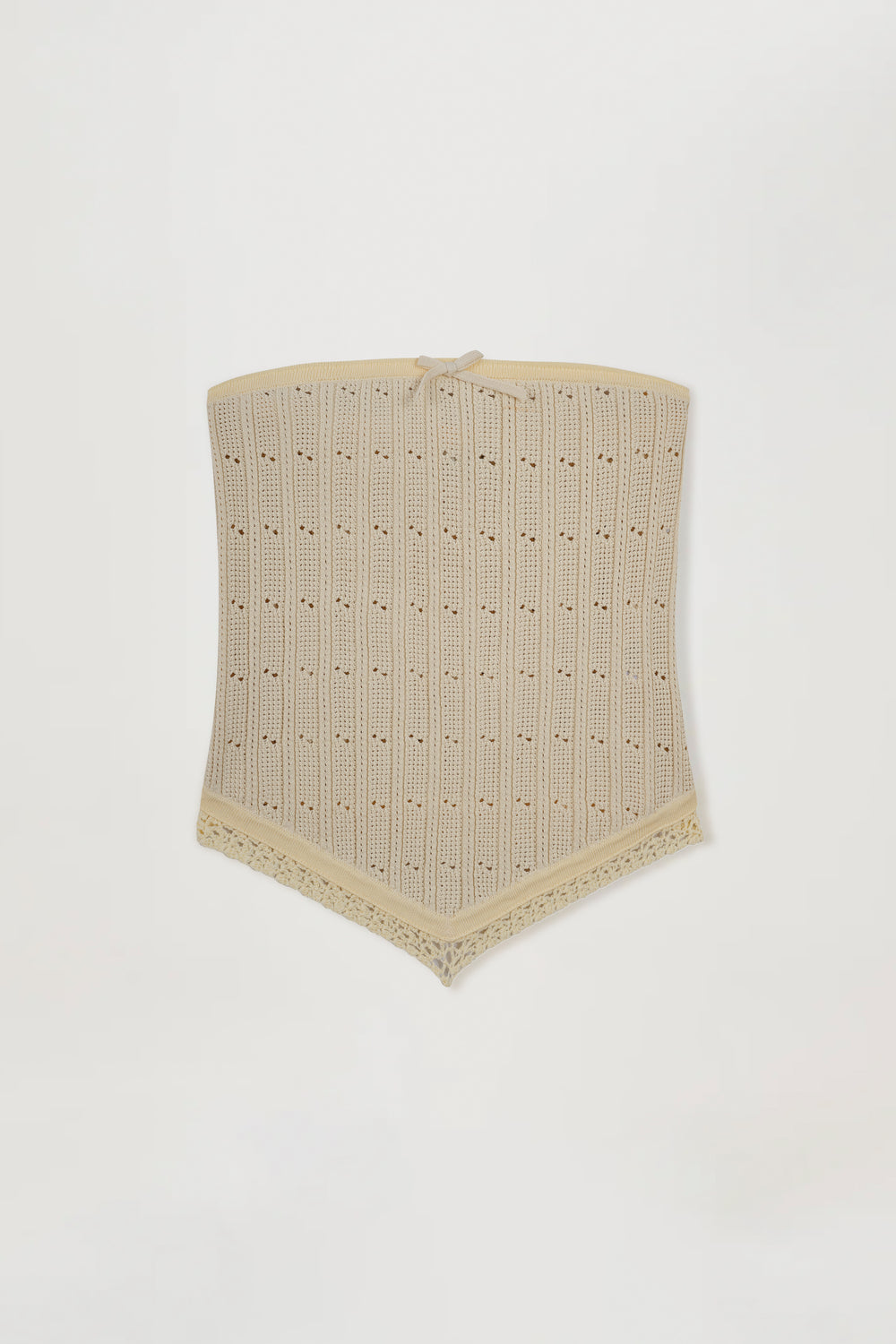 Knit bustier
