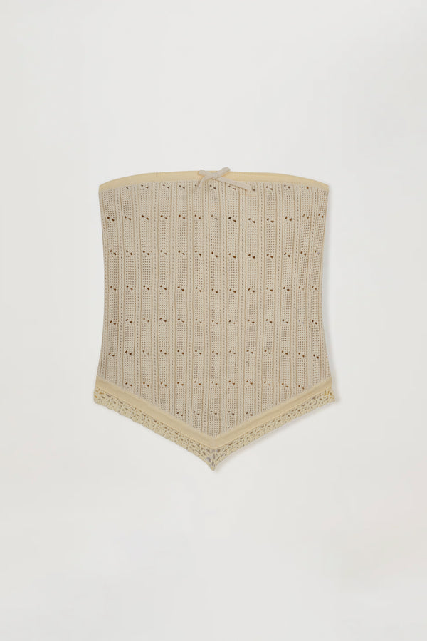 Knit bustier