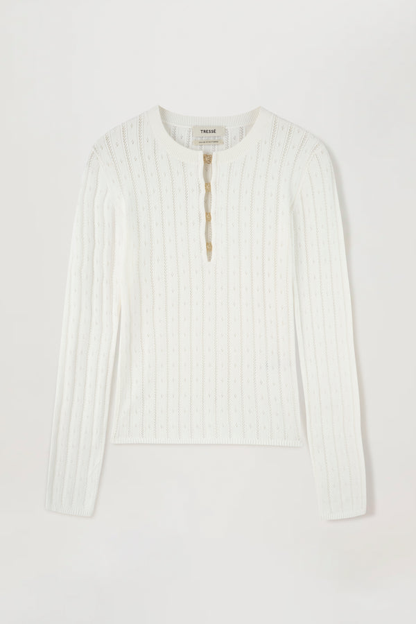 Fine-knit top