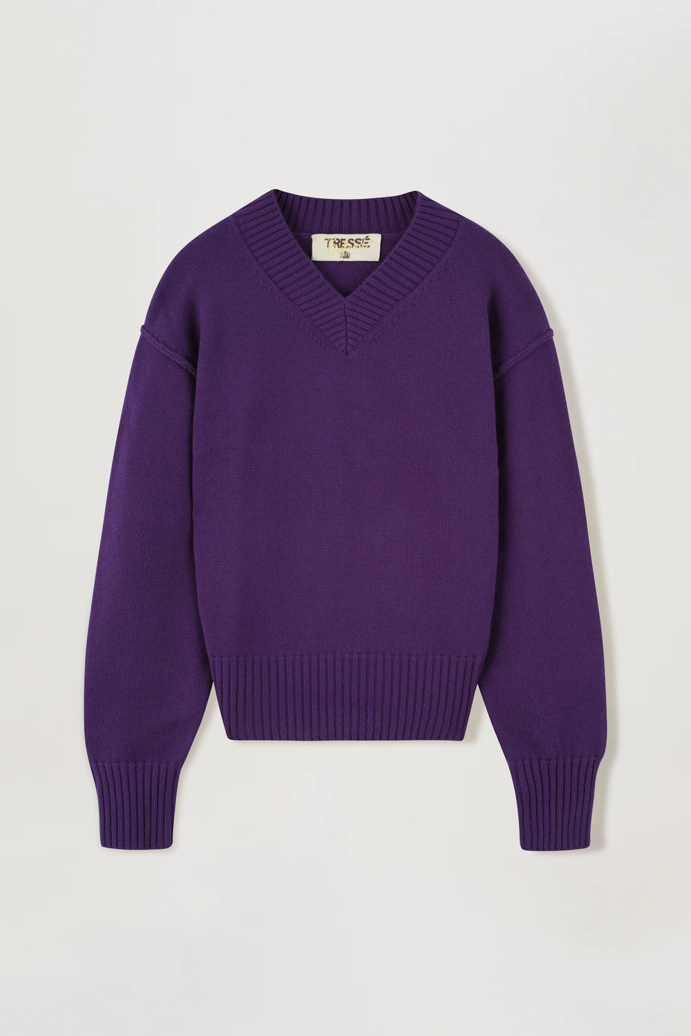 Pull épais à col châle