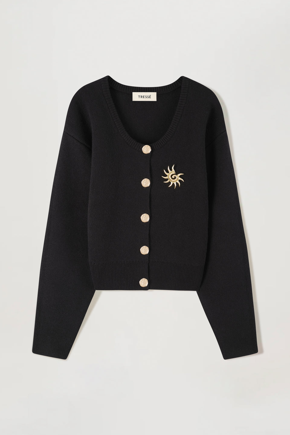 Cardigan col rond