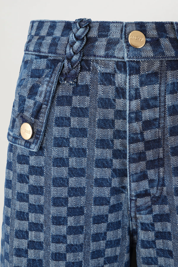 Woven denim