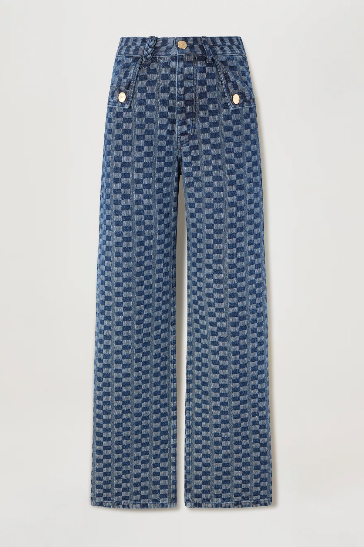 Denim mit Webstruktur