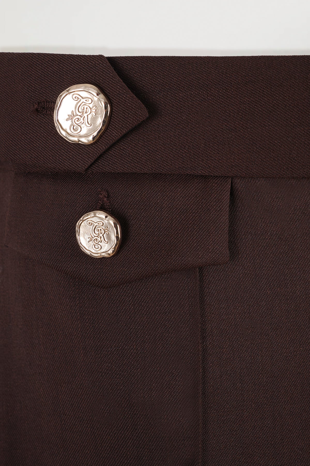 Pantalon de tailleur à plis