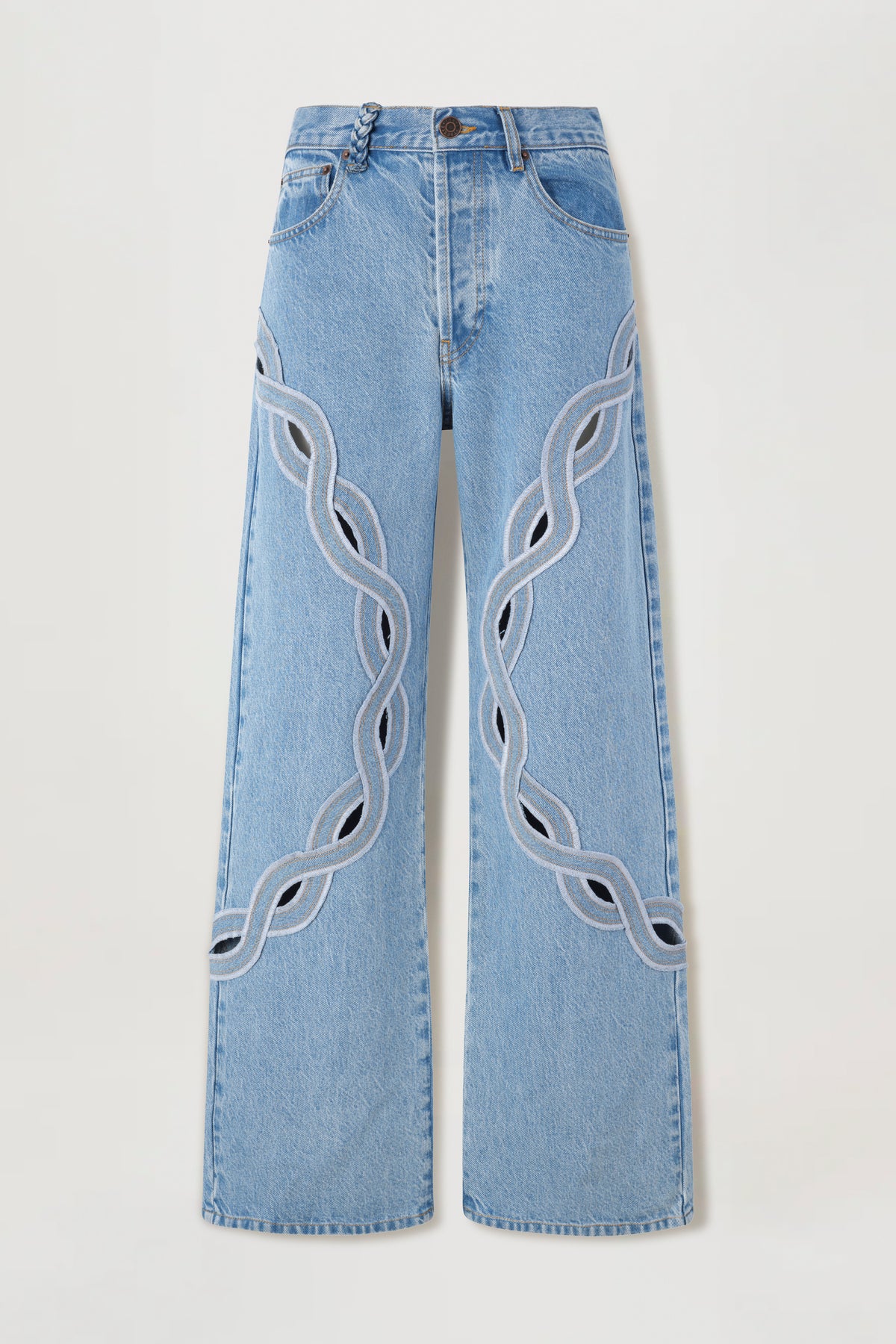 Vaquero con pieza tresse