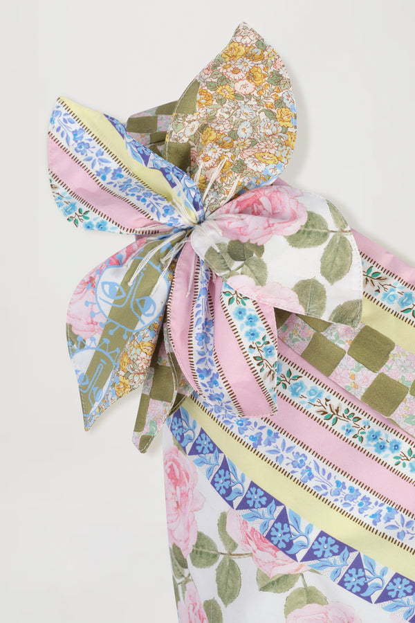 Robe courte en popeline Liberty