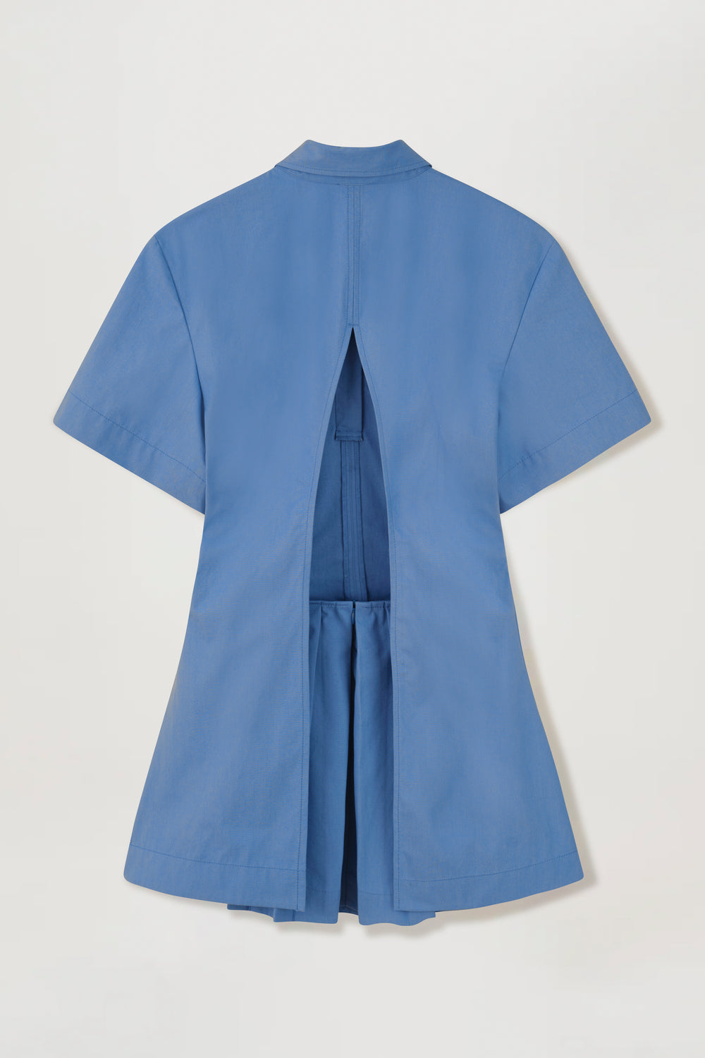 Pleated Backless Dress
