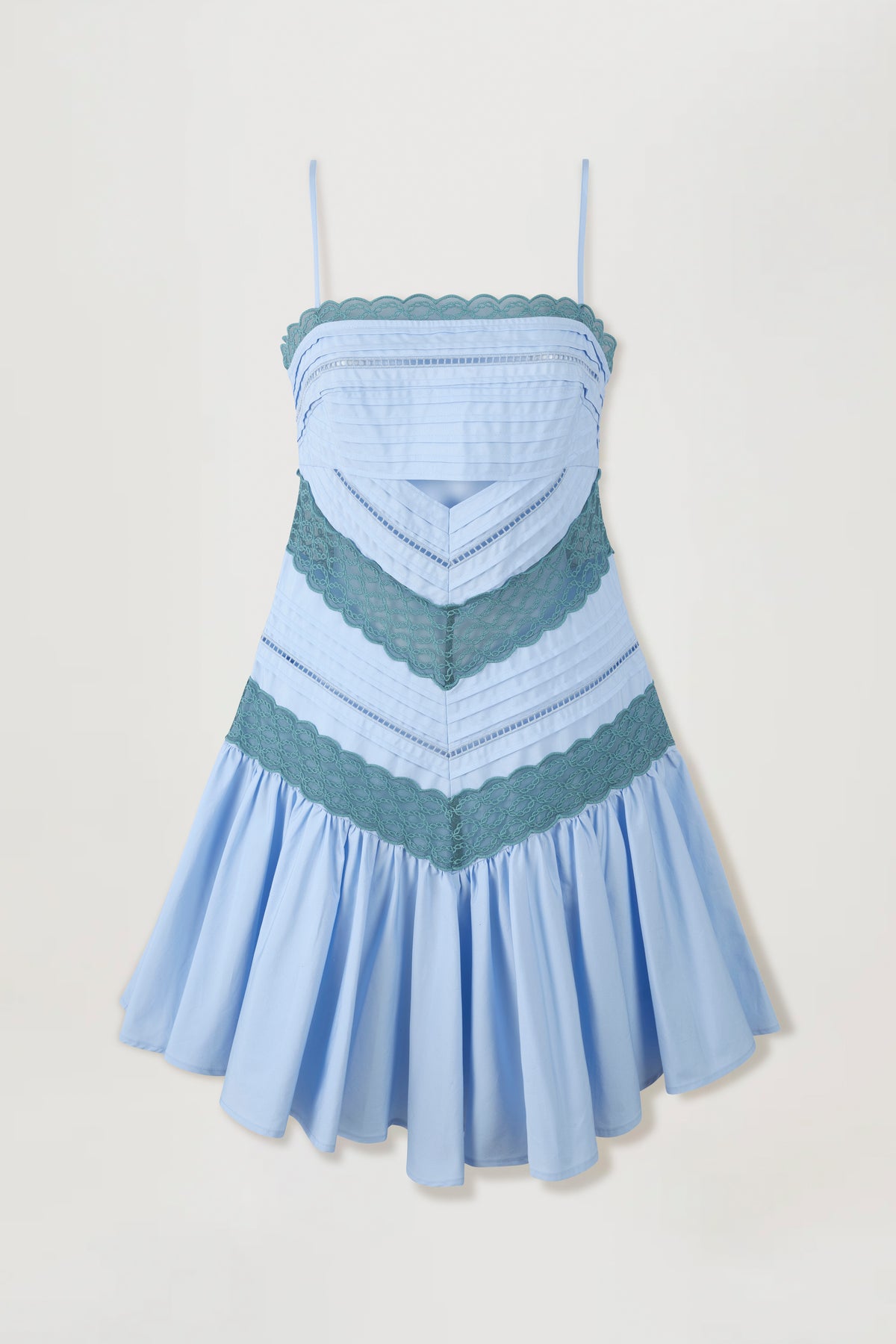 Kleid mit Spitzeneinsatz