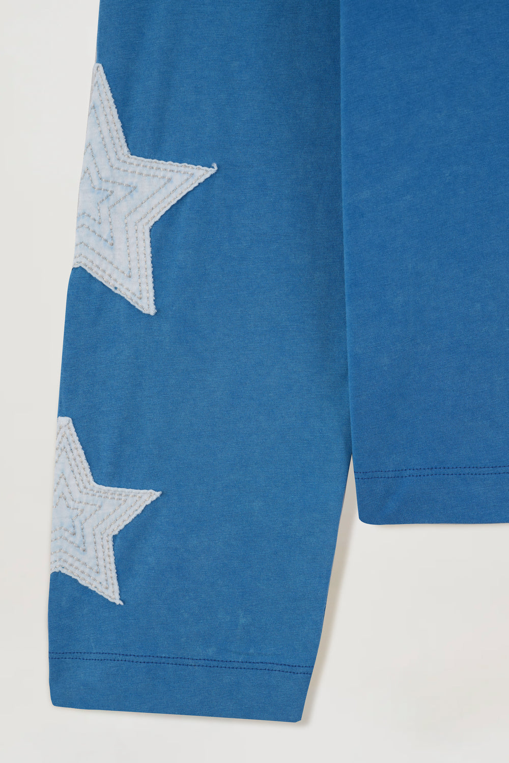 T-shirt with star-print panels