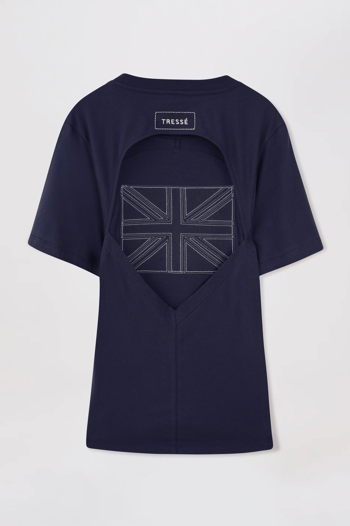 T-shirt con schiena scoperta