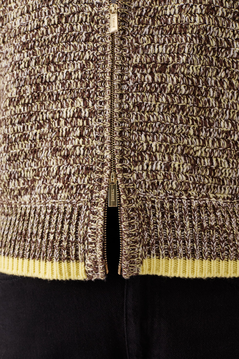 Cardigan en maille à col large