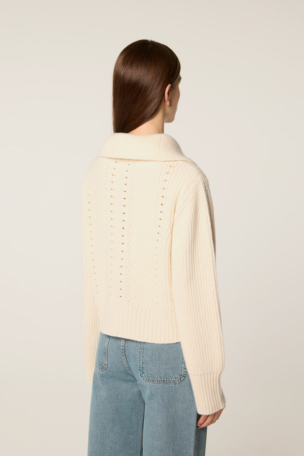 Zipped cardigan