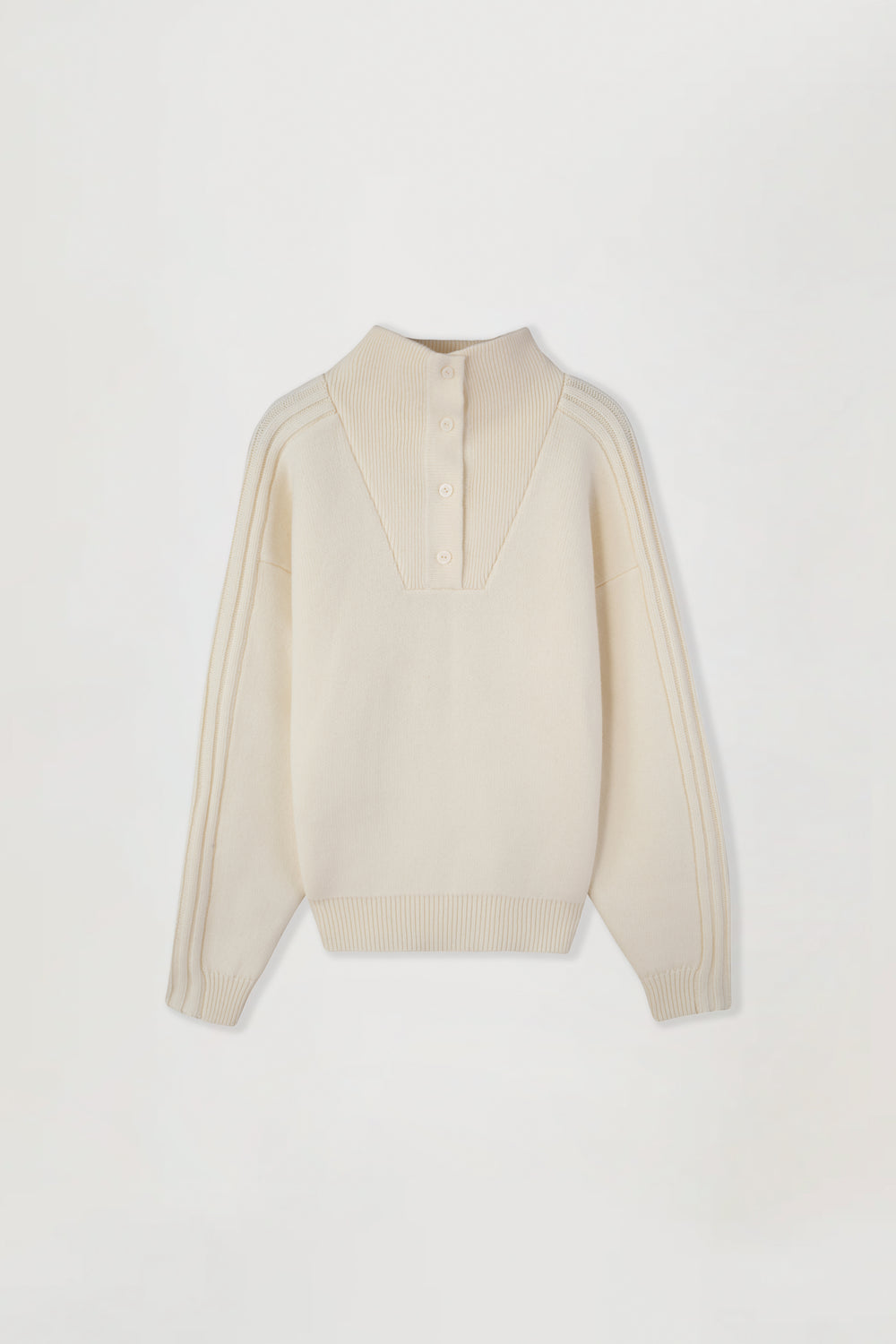 Thick Sweater with a Trucker Collar