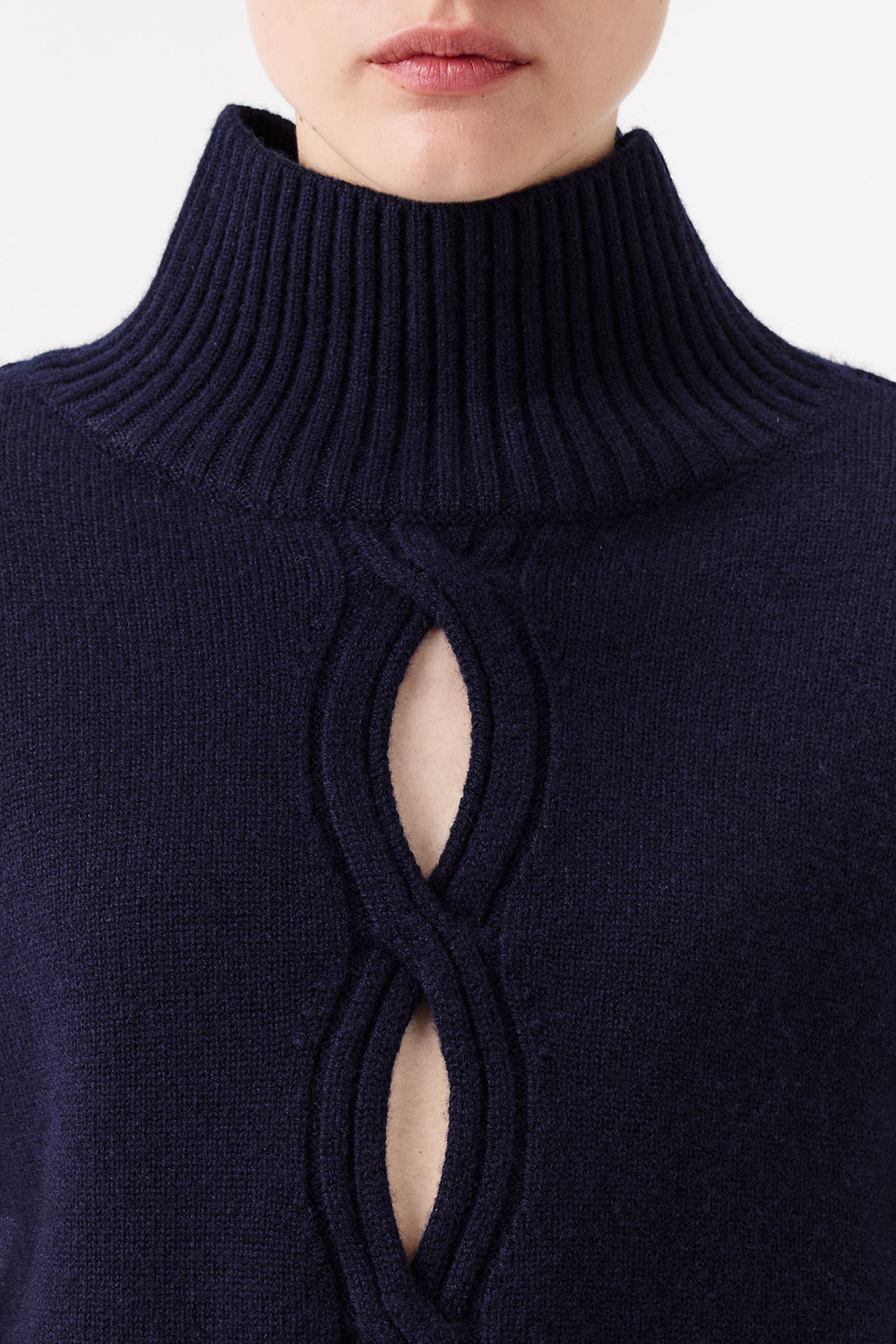 High-neck sweater