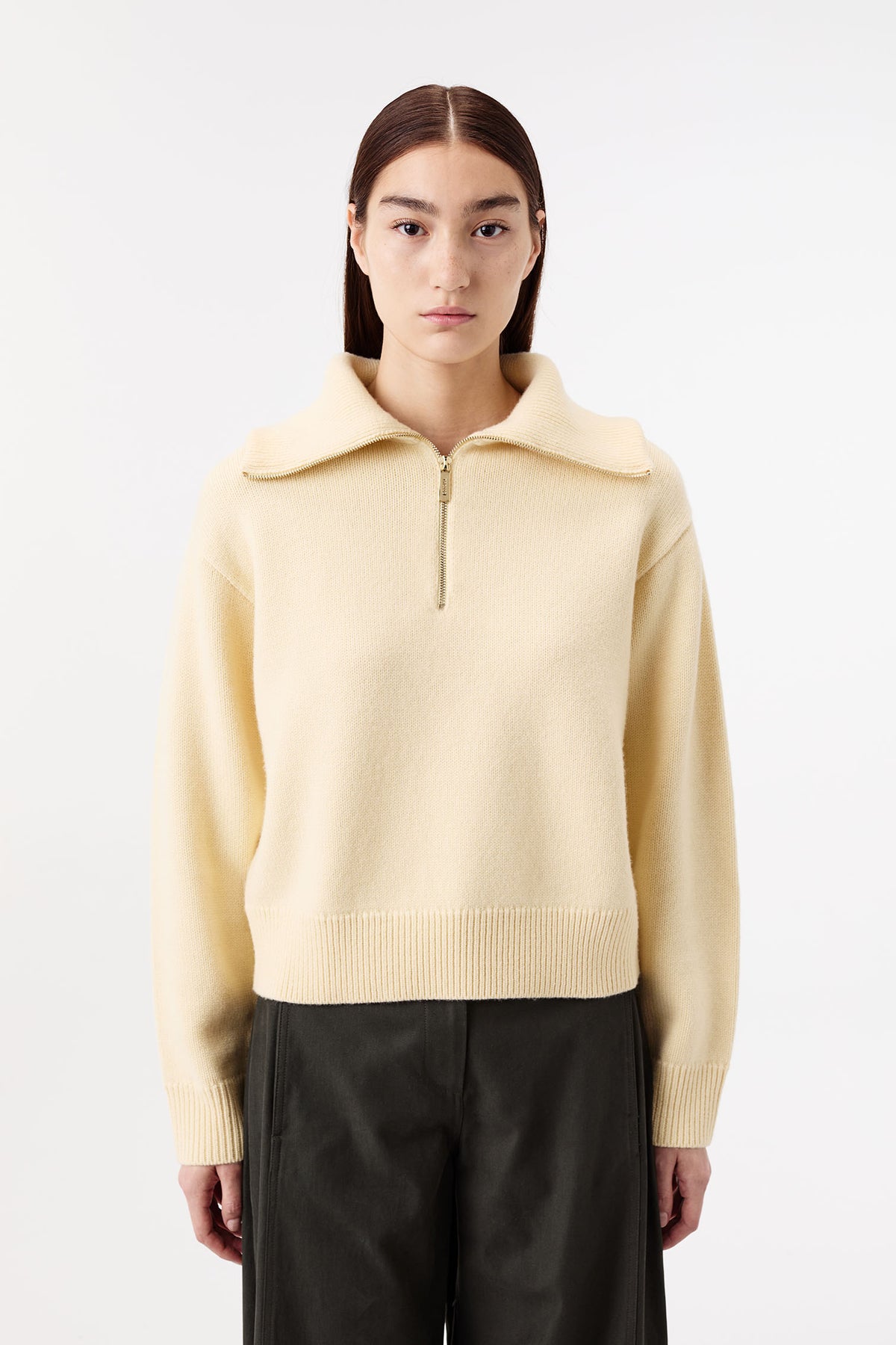 Sweater with floral elbow patches