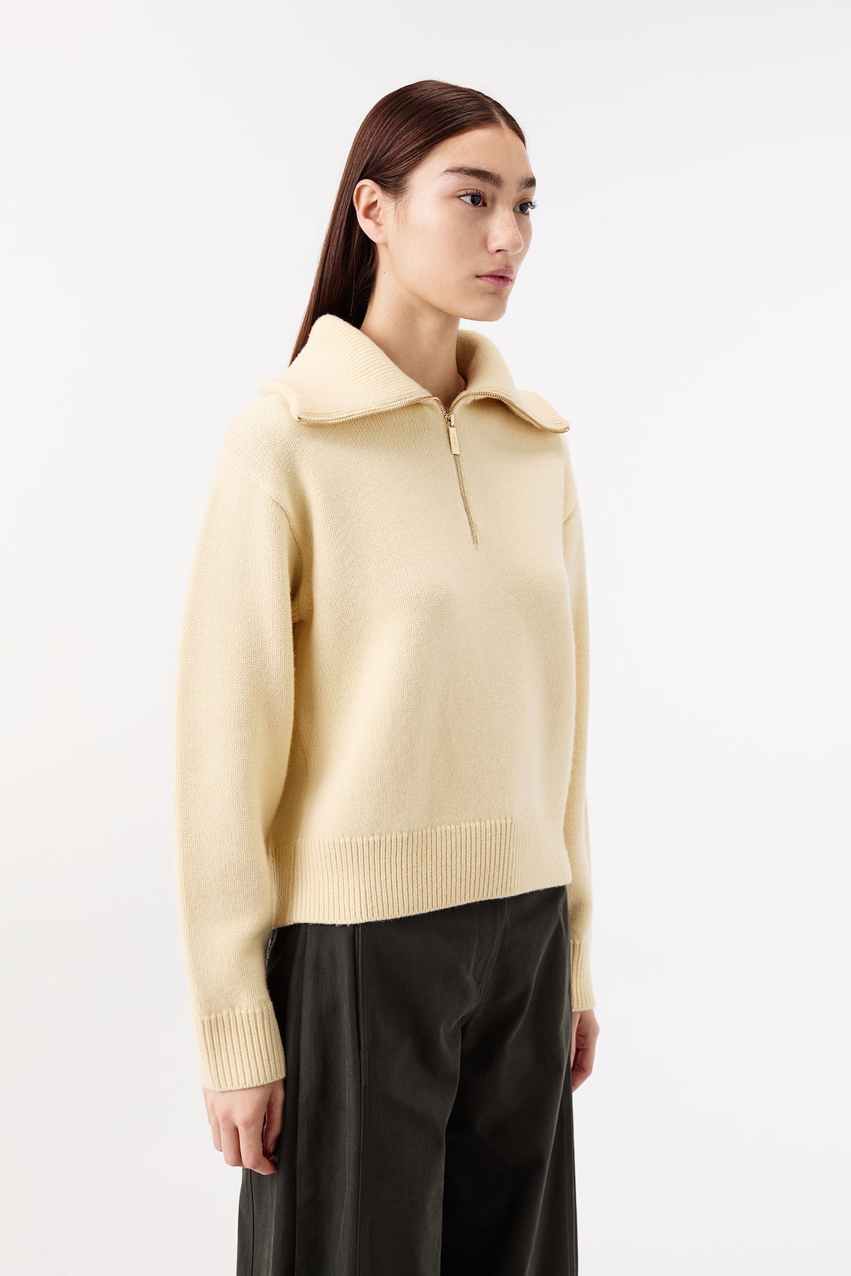 Sweater with floral elbow patches