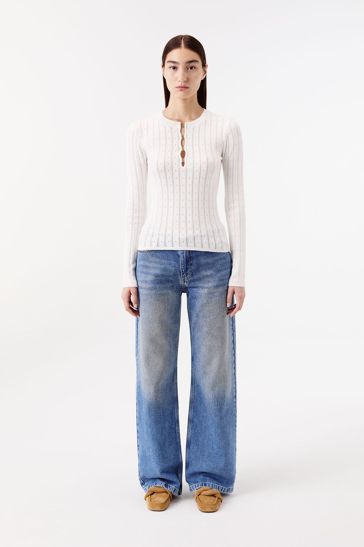 Fine knit top