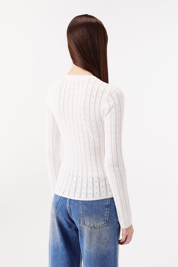 Fine-knit top