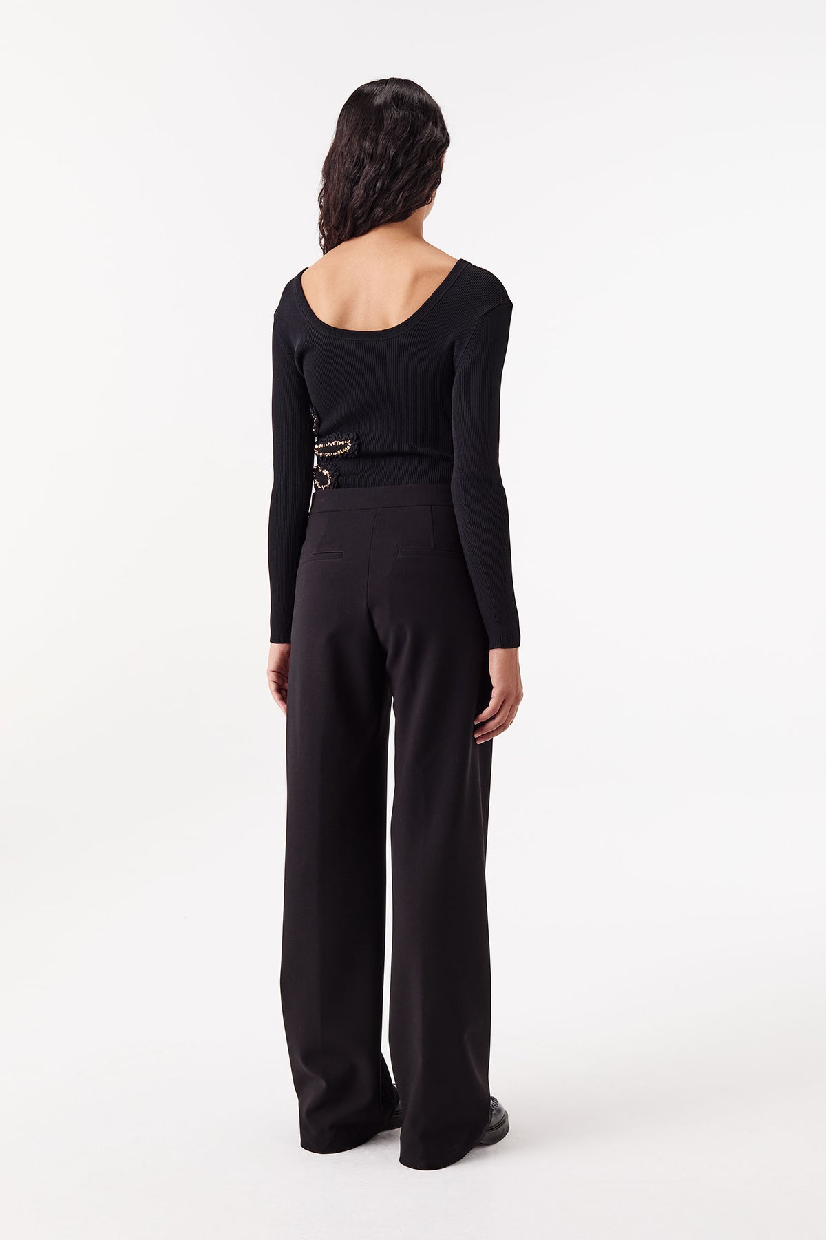 Wide tailored pants