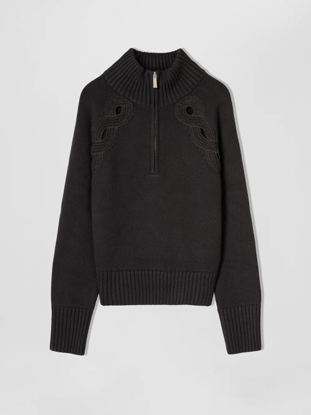 Pullover mit ouverture tresse