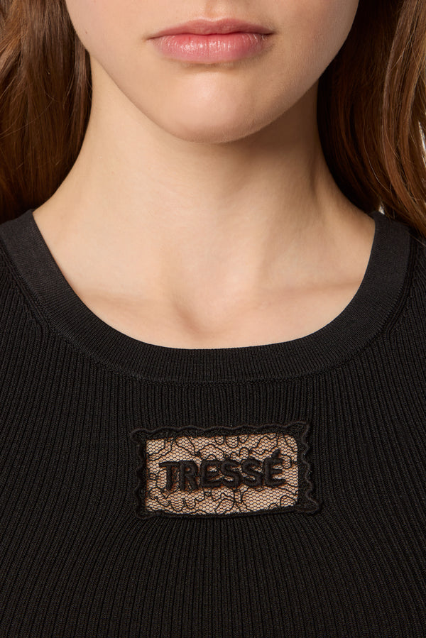 Lace claw top
