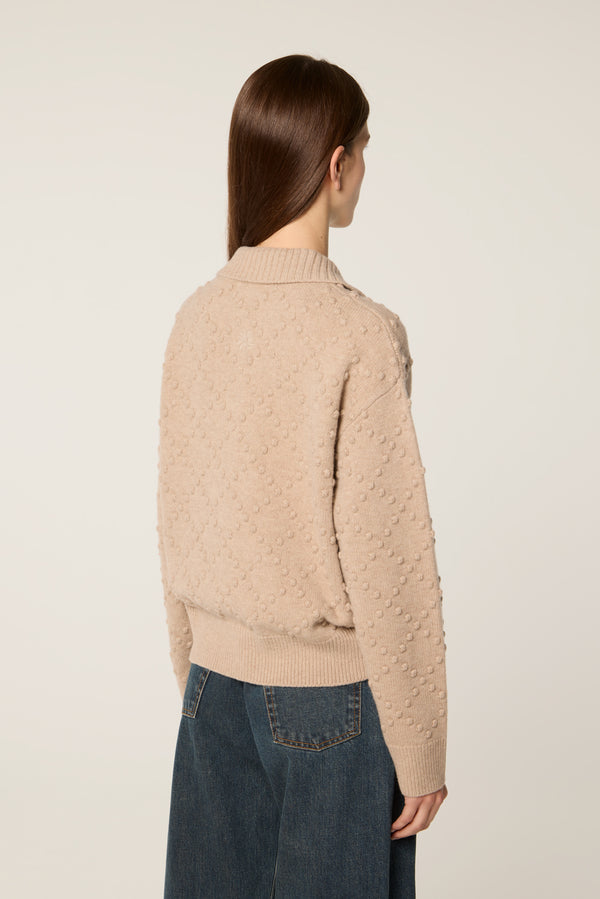 Textured wool sweater