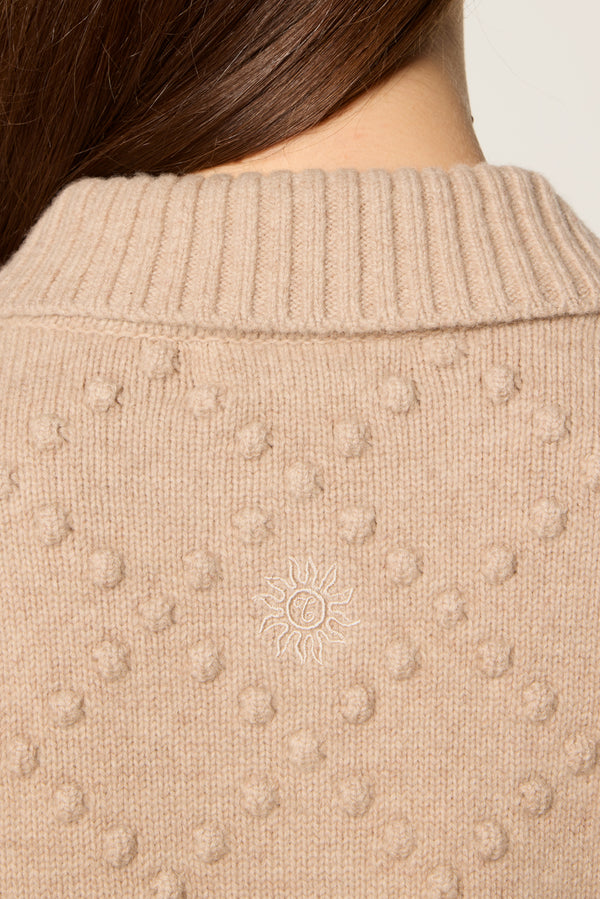 Textured wool sweater